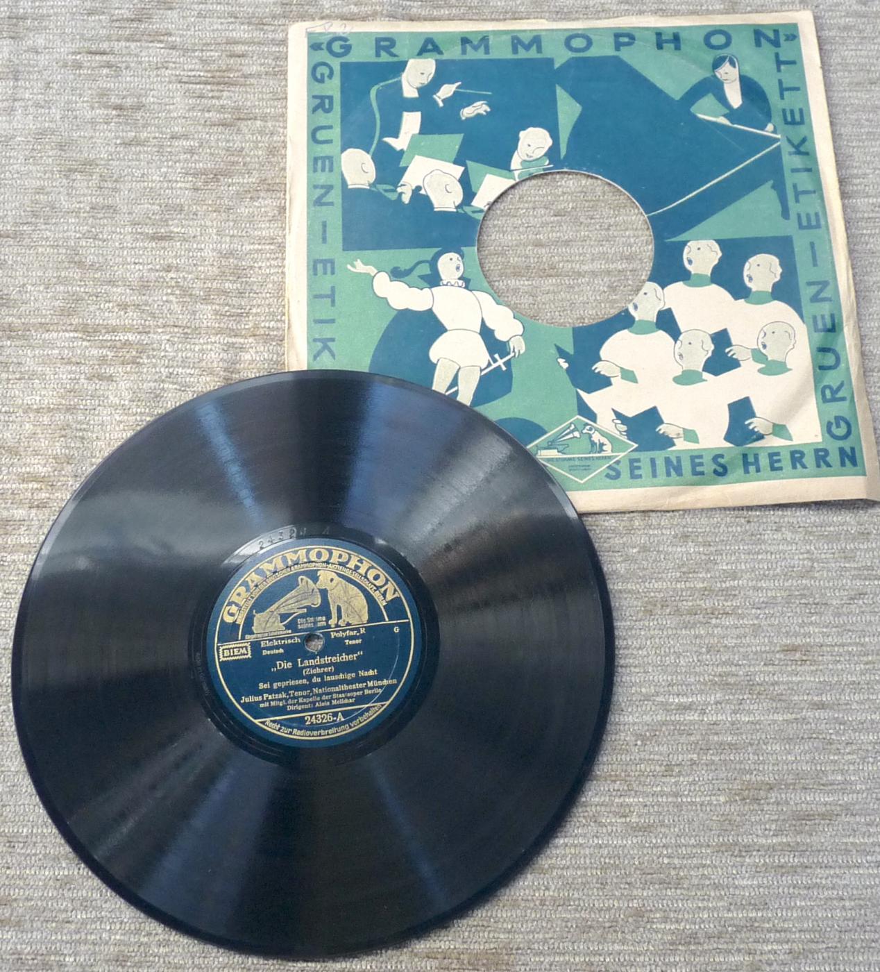 Grammophon, 24326, Juluis Patzak, 1931